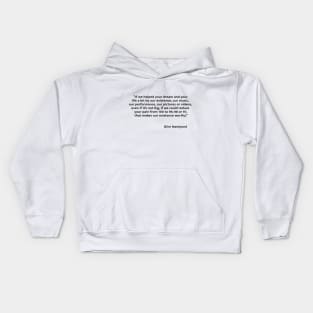 Kim Namjoon BTS quote Kids Hoodie